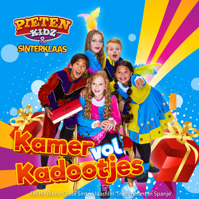 Hitsingle Sinterklaasliedje de Pietenkidz 'Kamer vol Kadootjes' gezongen met Sinterklaas