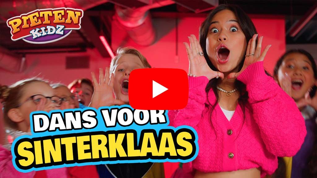 Videoclip Dans voor Sinterklaas door Pietenkidz & Ayana